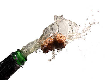 Брызги шампанского из бутылки №25070