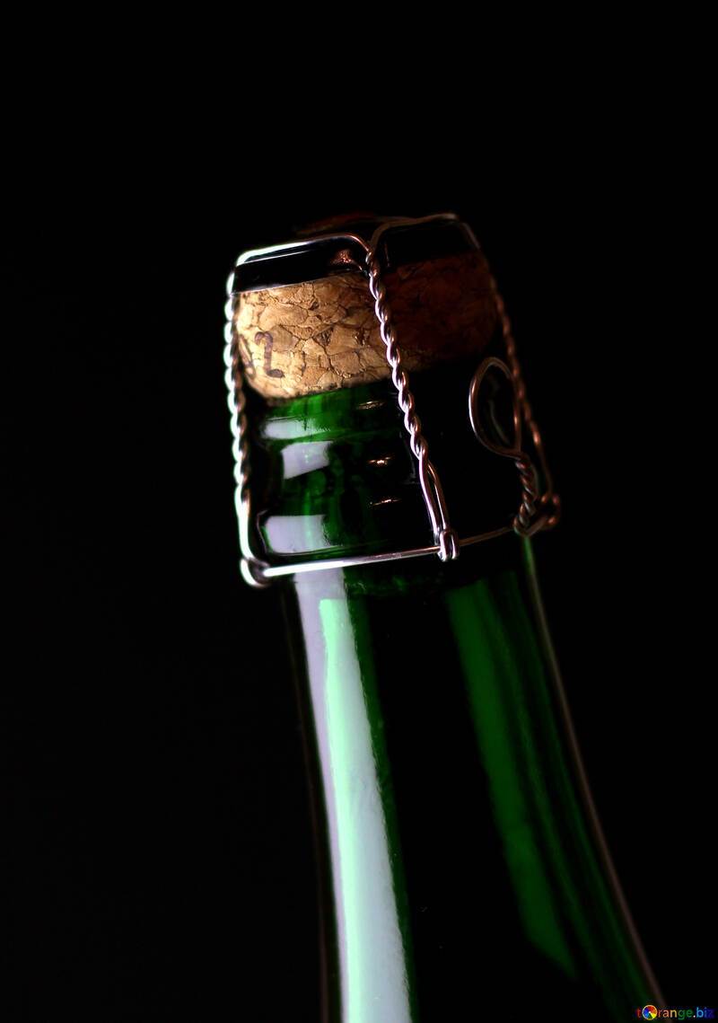 Bottle of champagne №25784