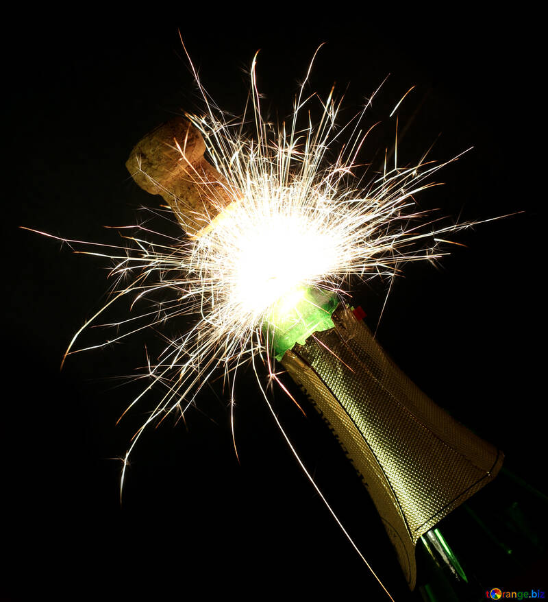 Fuochi d`artificio di champagne №25611