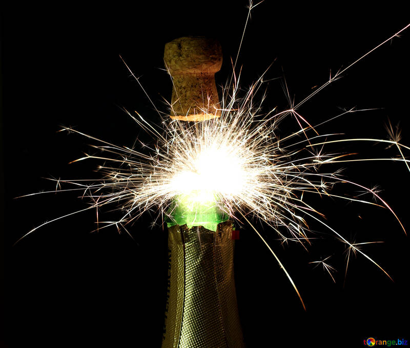 Champagne Fireworks №25612