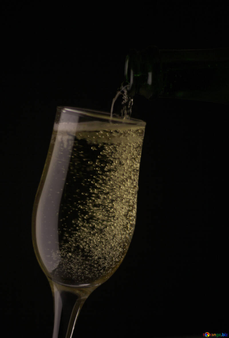 Champagne in glass №25737