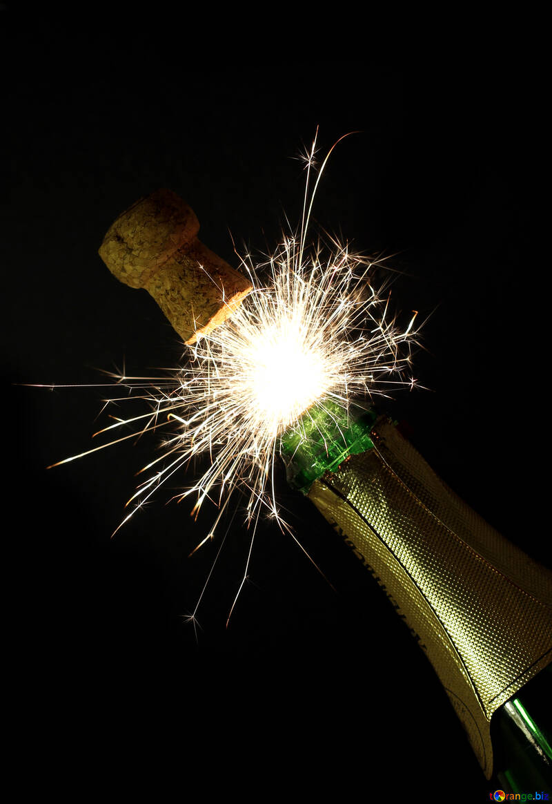 Sparks of champagne №25600