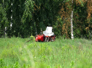 Rural motocycle avec side-car №26654