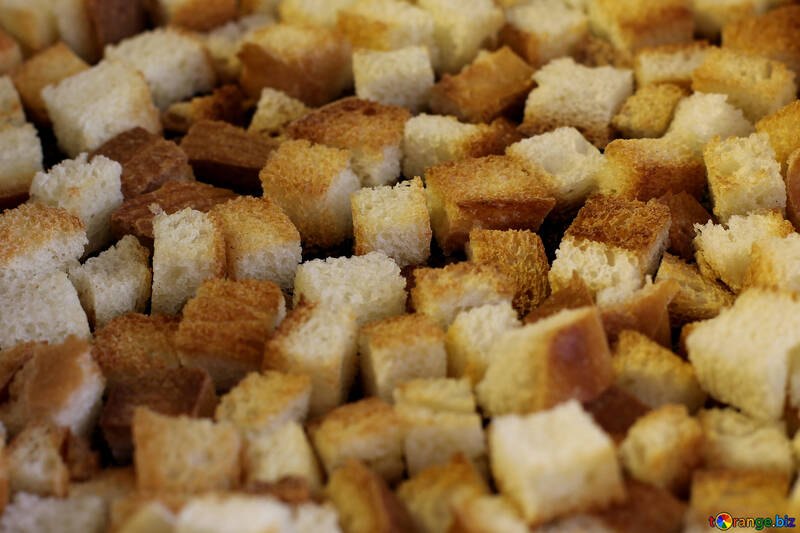 White bread croutons №26987