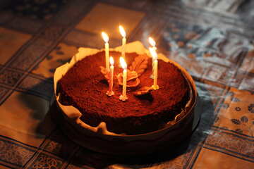 Torta e candeline №27004