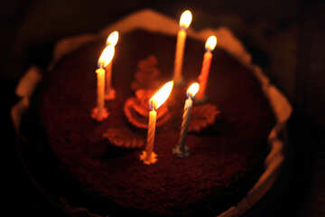Candles on birthday №27011