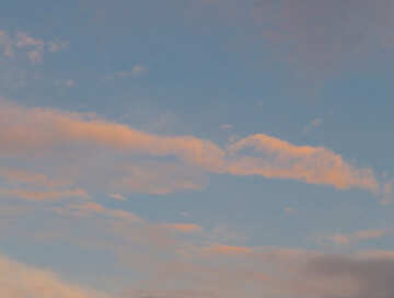 Nuvole di tramonto №27303