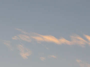 Wolken bei Sonnenuntergang №27306