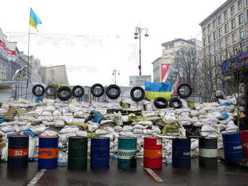 Ukrainische Barrikade №27674