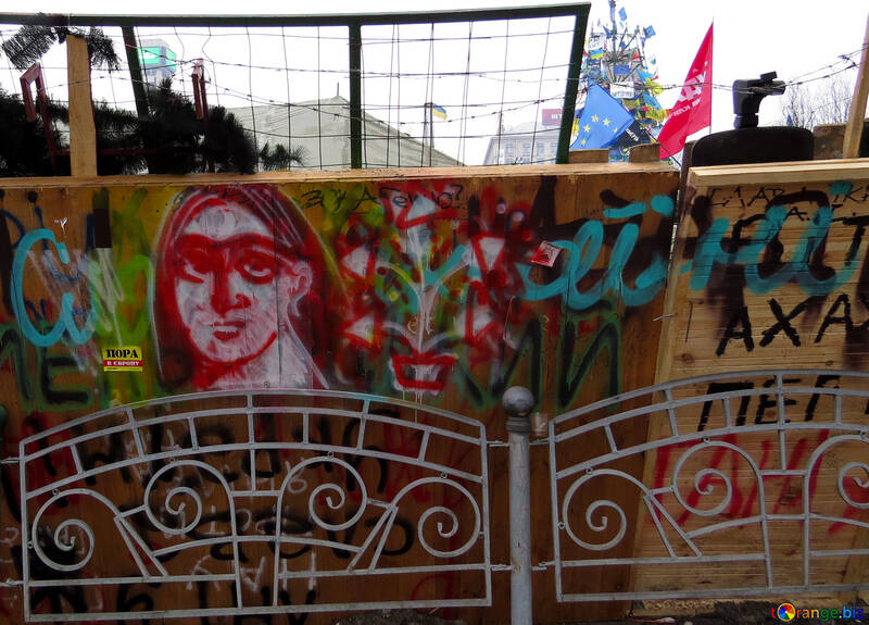 Folk art on the barricades №27869