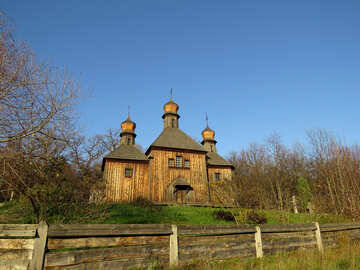 Vecchia chiesa di legno №28496