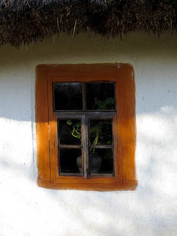 Текстура старинное окно старого дома №28717