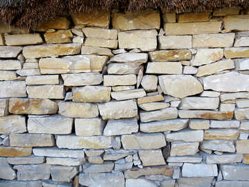 Текстура стена  каменного дома №28552