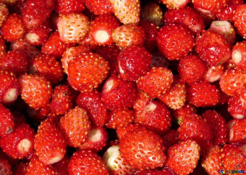 Background strawberries №28976
