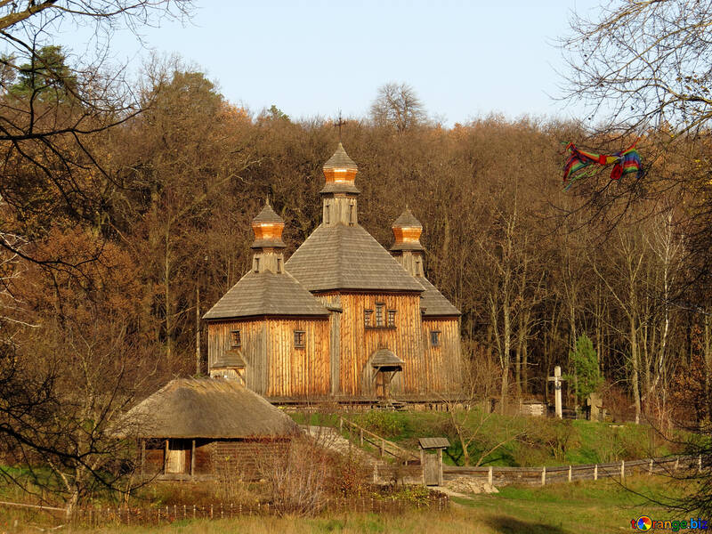 Large wooden church №28483