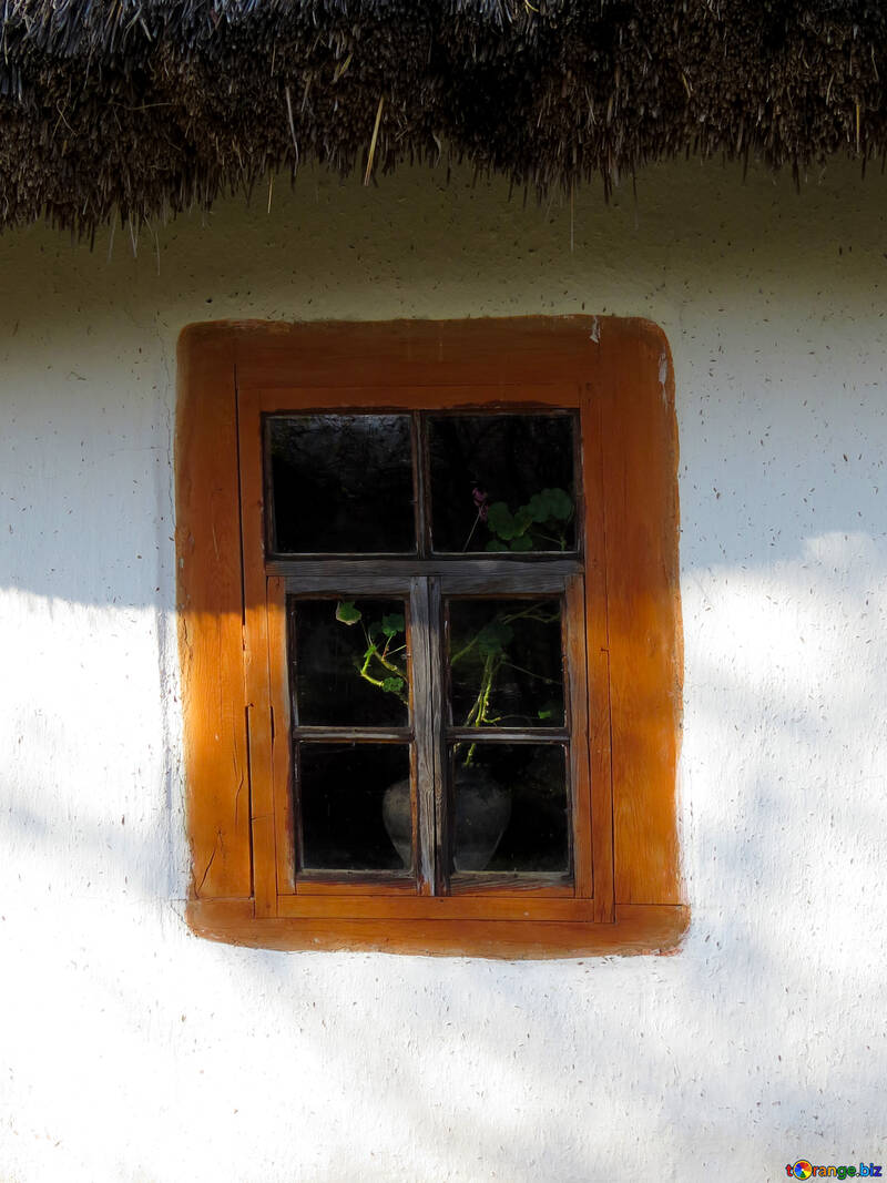 Текстура старовинне вікно старого будинку №28717