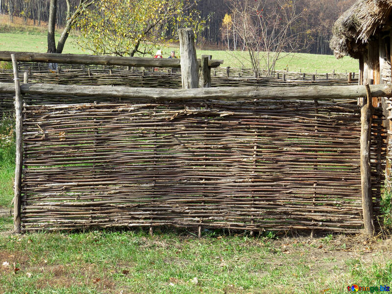 Stockade fence texture №28909