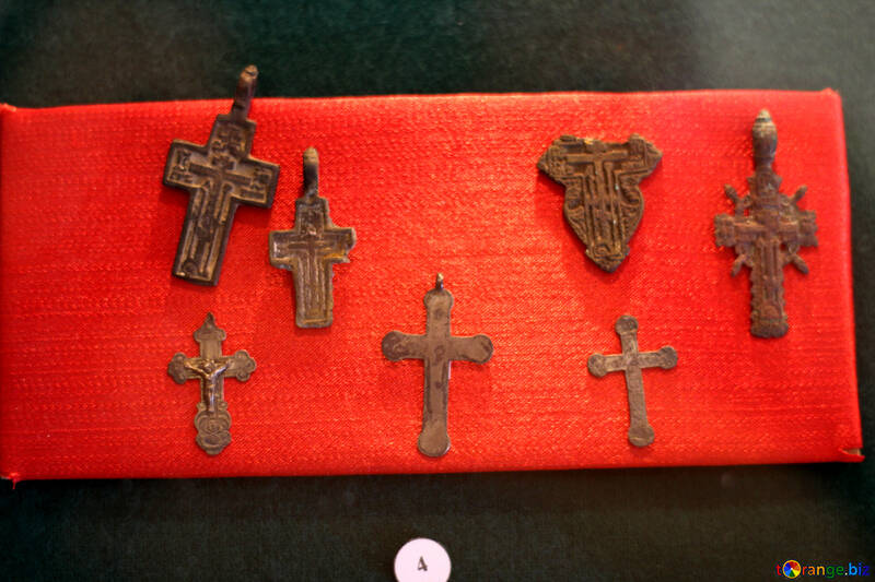 Vintage petite croix №28411