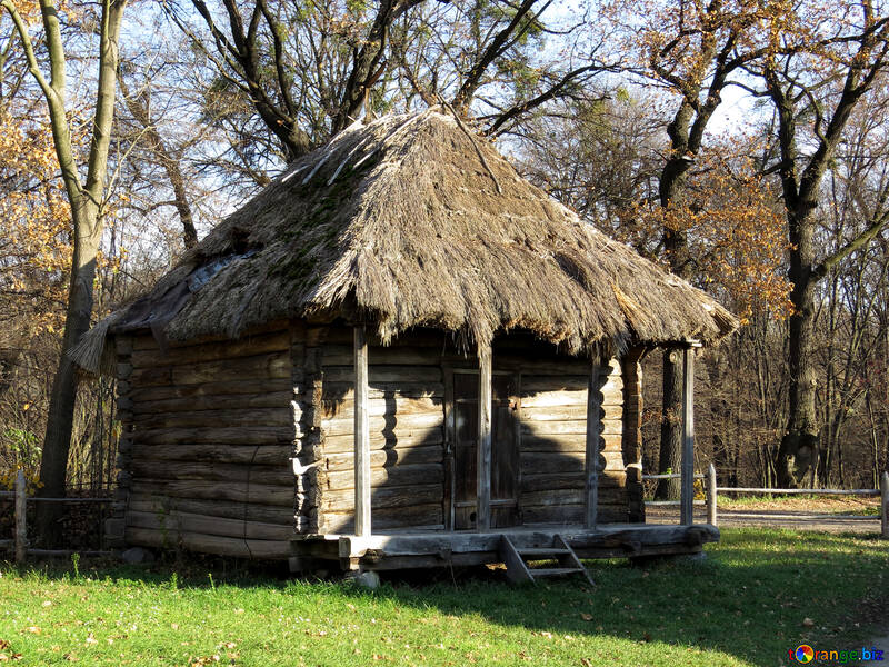 Old wooden hut №28648