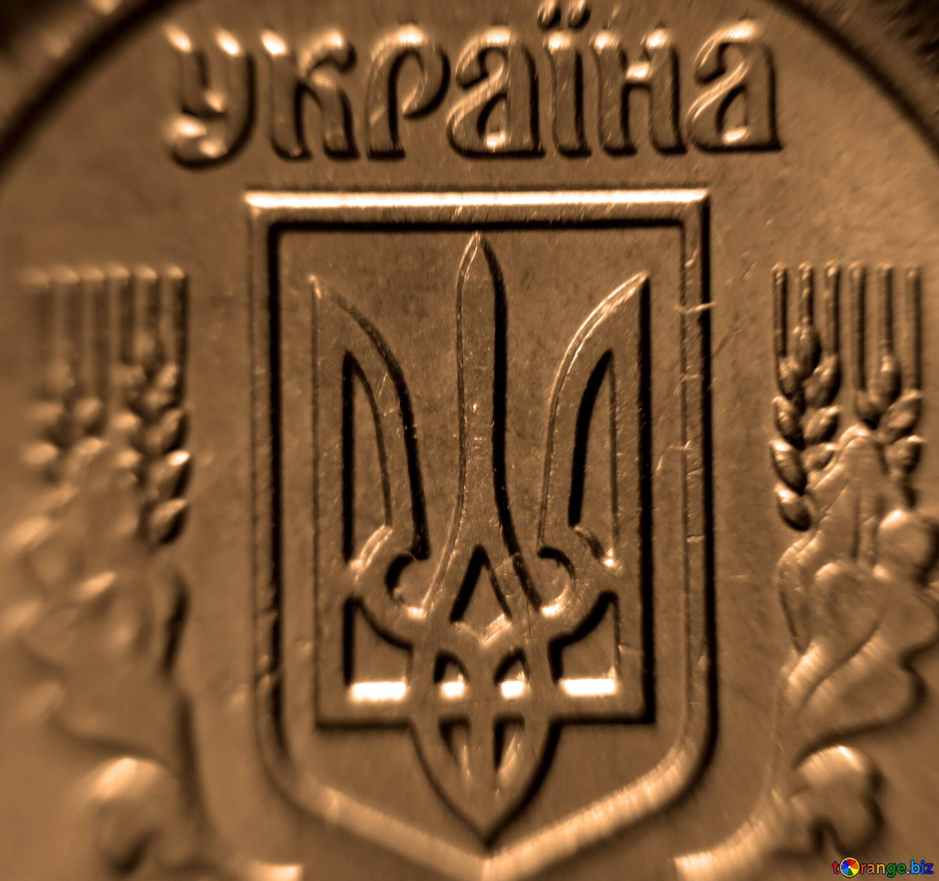 Символы Украины монета