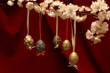 Easter eggs on branch №29848