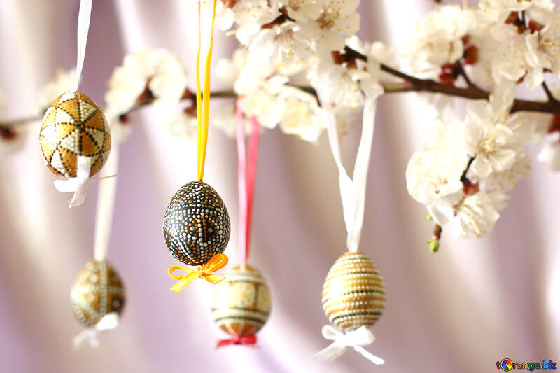 Easter tree ornaments №29819