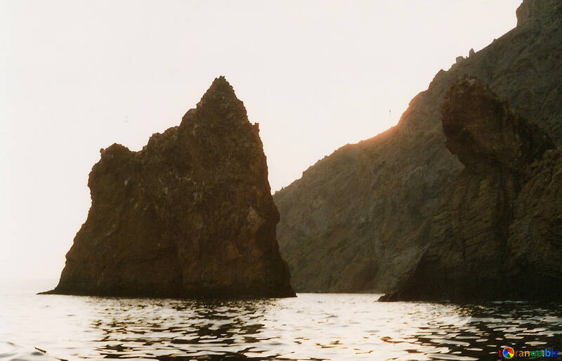 海の岩 №29217