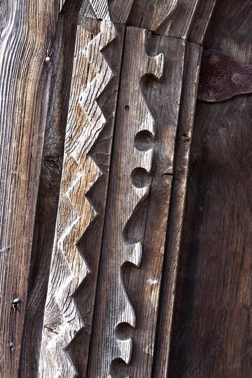 Textura: Tallado patrón en madera №3176