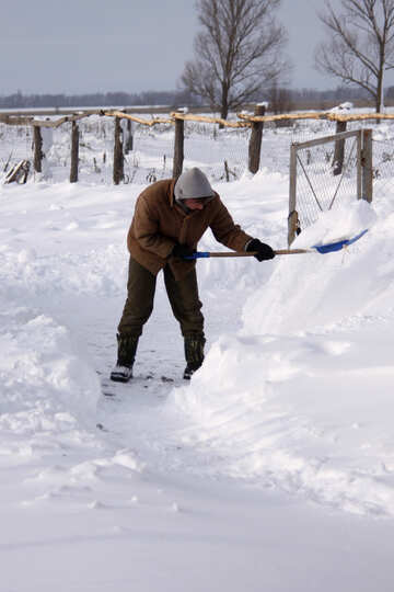 Snow cleaning №3986