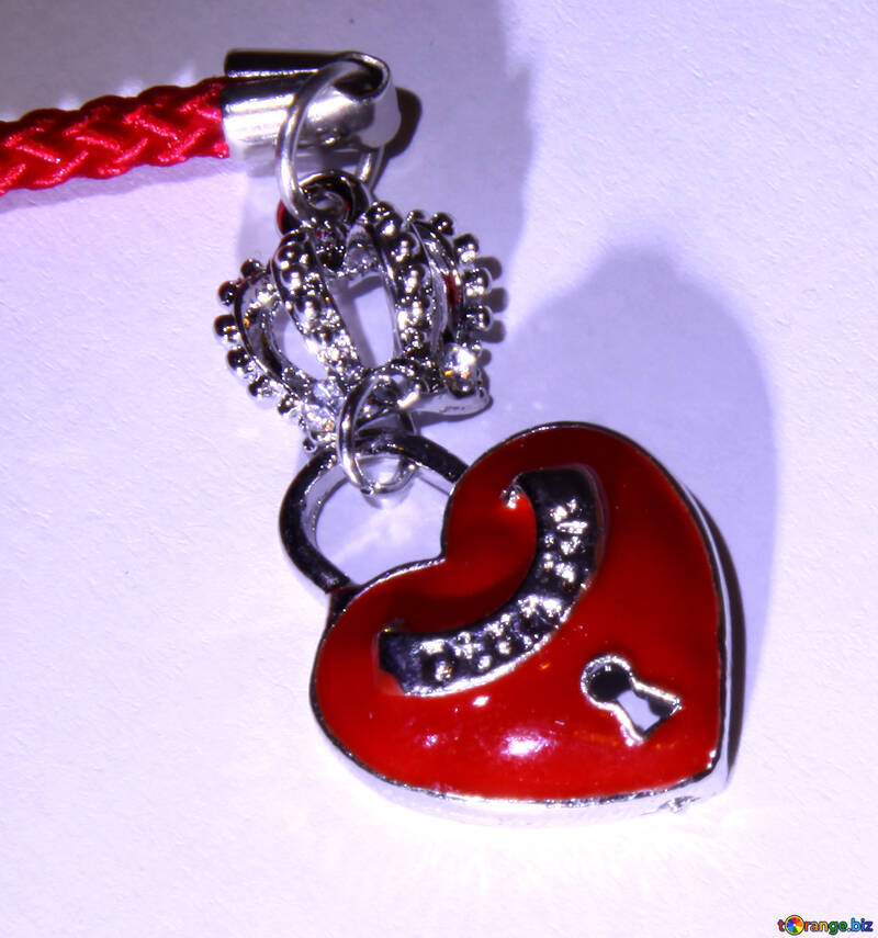  Heart with lock  №3427