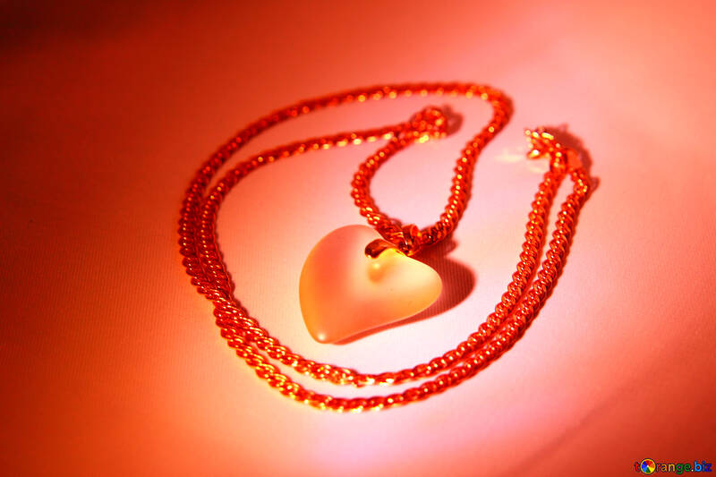 Pendant heart. A gift for Valentine`s Day №3582
