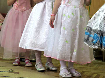 Kids party dresses №30399