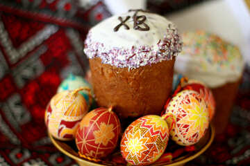 Picture with Easter and Easter egg №30183