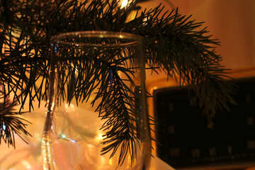 Un vaso de víspera de año nuevo №30984