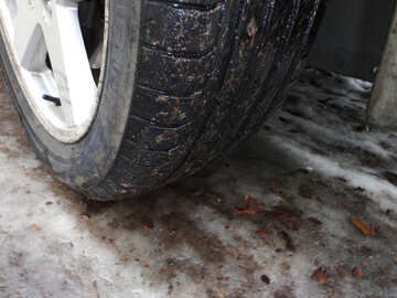 Summer tires on ice №30831
