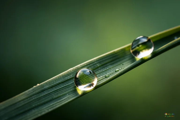 Відреставрована люксова версія Water drops on the grass Water drops on grass №31108