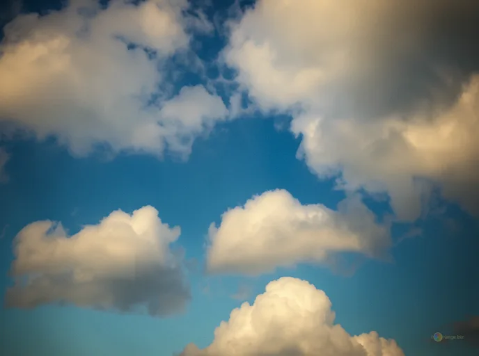 Відреставрована люксова версія Himmel mit kleinen dünnen Wolken №31560