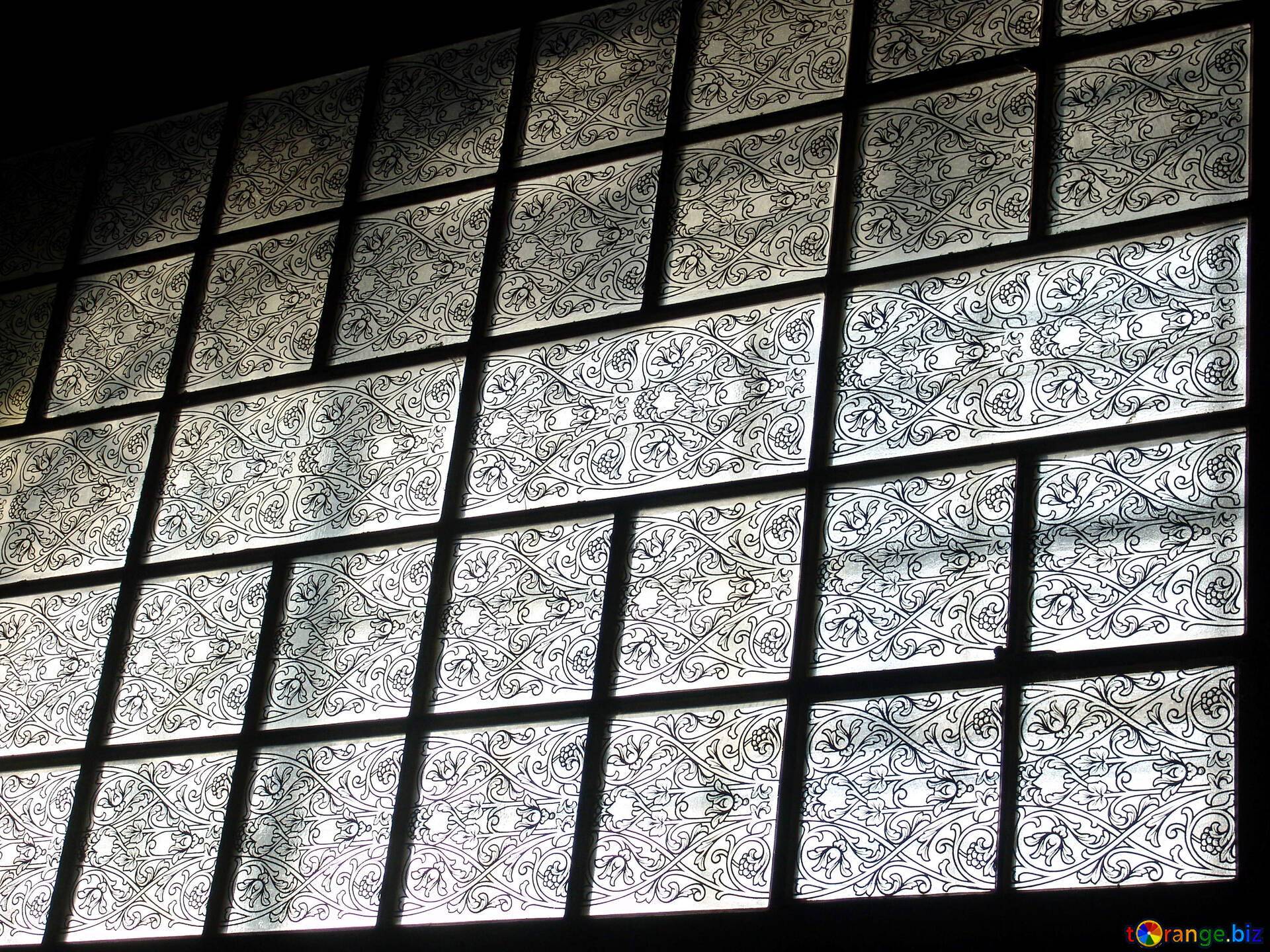 聖アダルベルト教会 ガラスのテクスチャ パターン エステルゴム