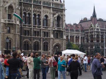 Turistas en Budapest №31915