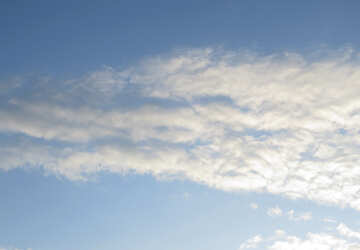 El cielo de la tarde con nubes №31535