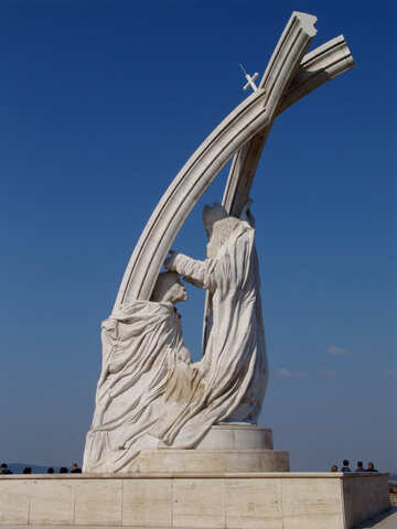 Esztergom Ungarn Denkmal Taufe von König Stephen 1 №31835