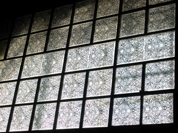 Texture pattern on glass №31844
