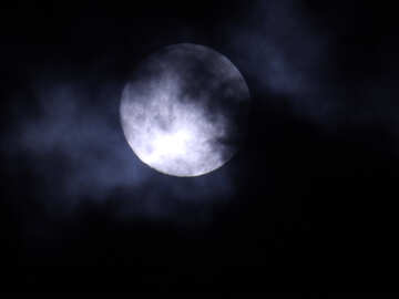 The moon on the dark sky №31508