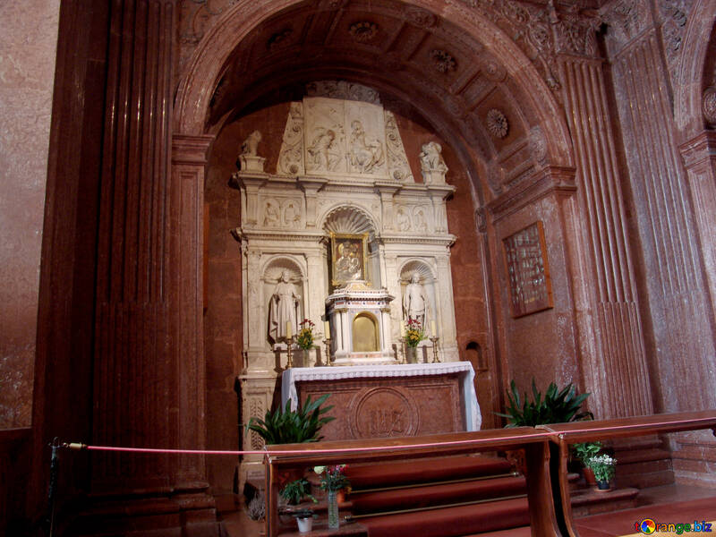 The Interior of the Hungarian church pulpit №31845