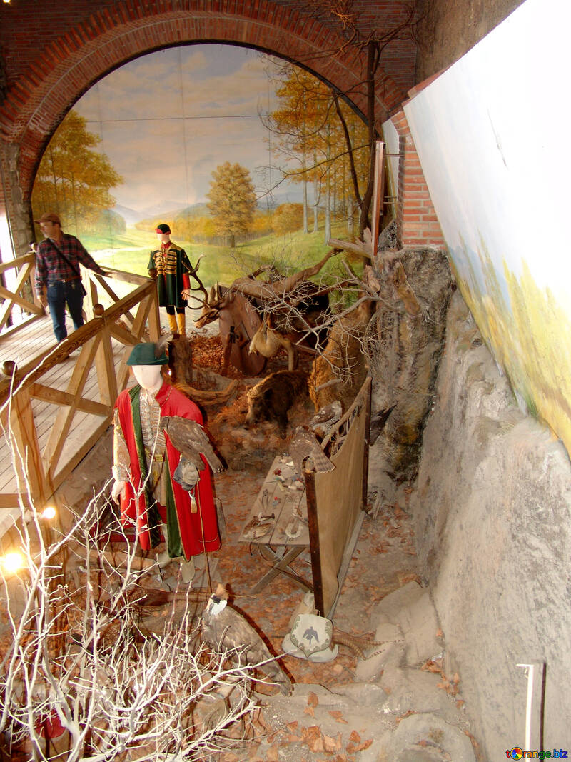 Instalação na vida do povo medieval Museu №31804