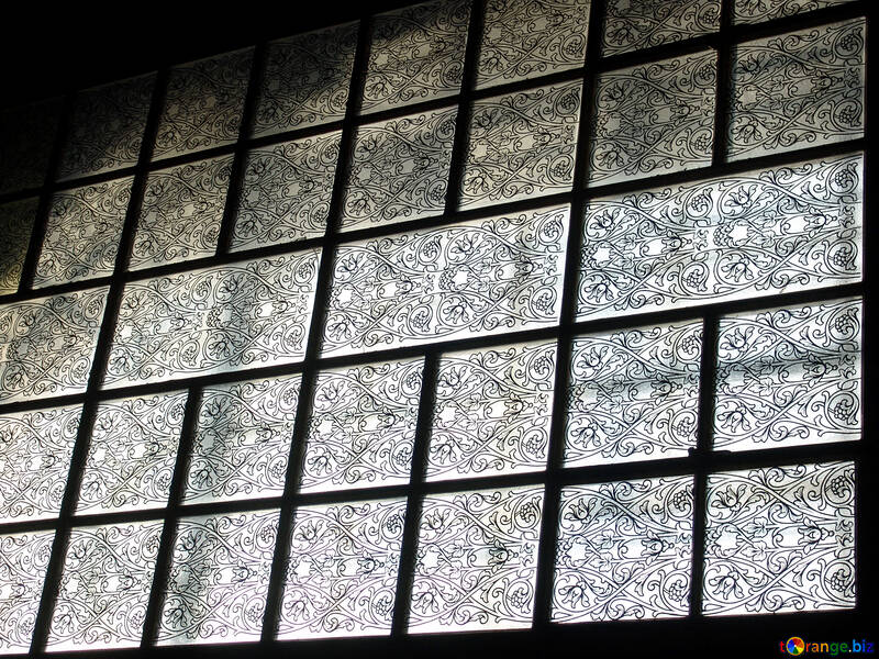 Texture pattern on glass №31844