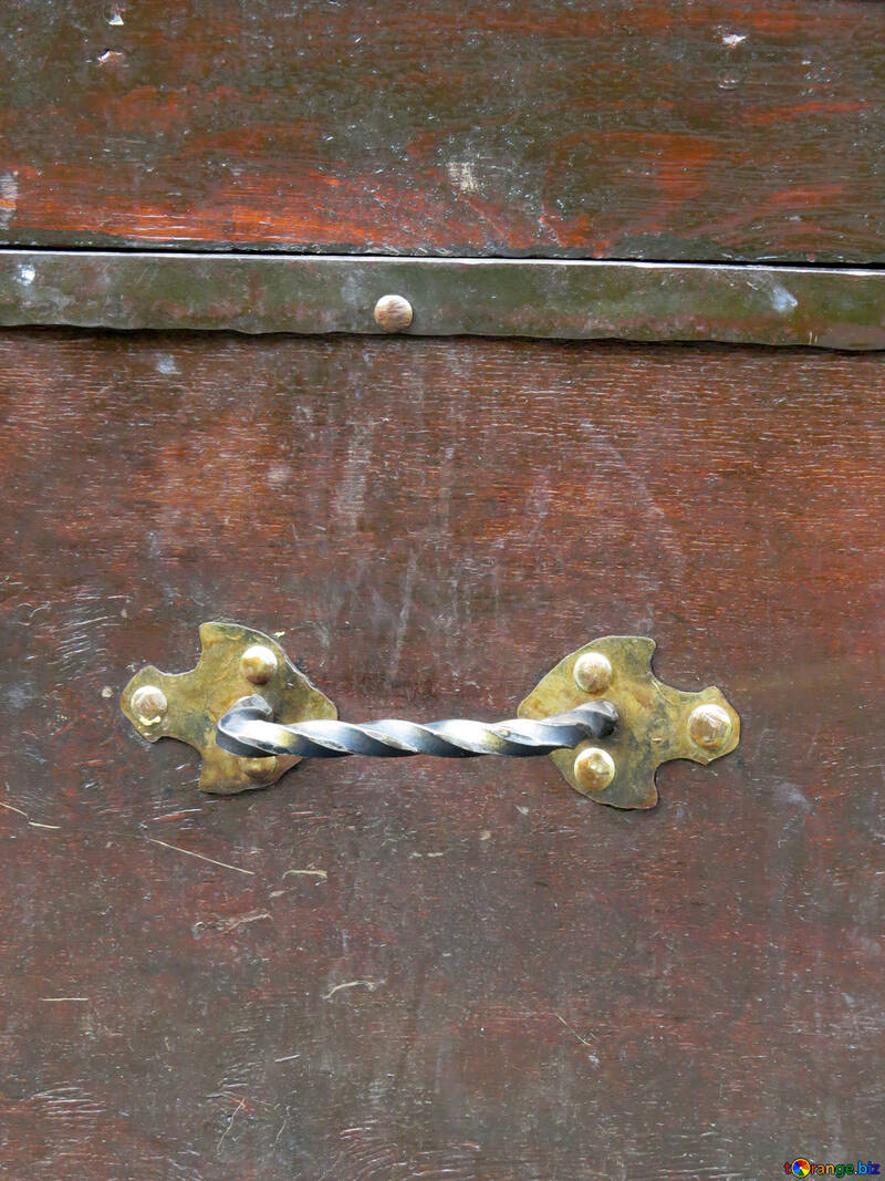 Antique wrought iron handle №31213