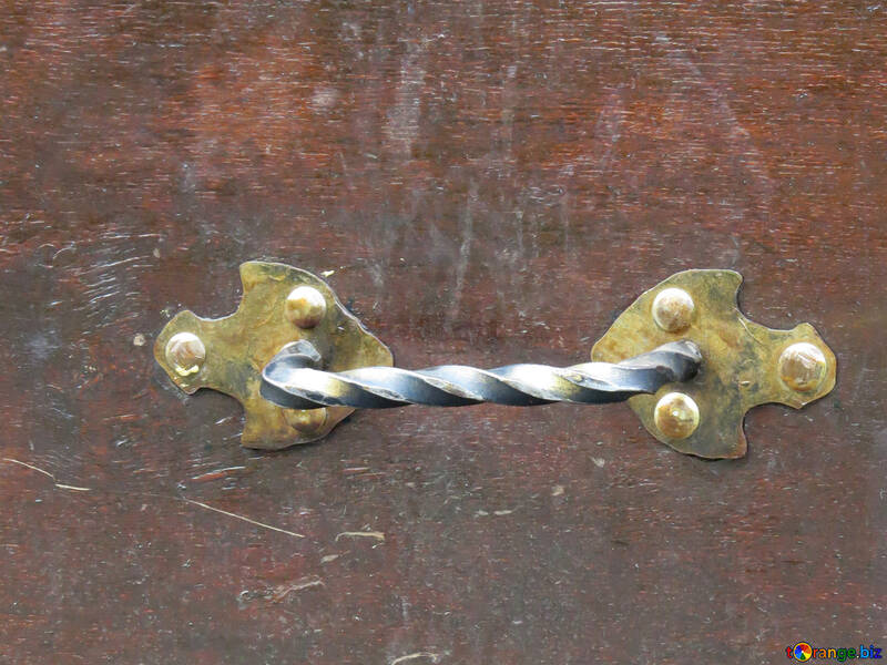 Antique wrought iron handle №31214