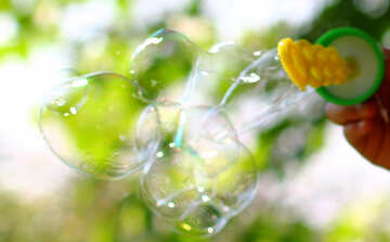 Toy soap bubbles №32955