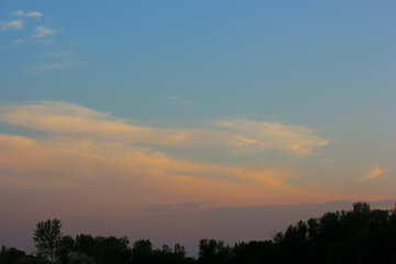 A beautiful evening sky №32439